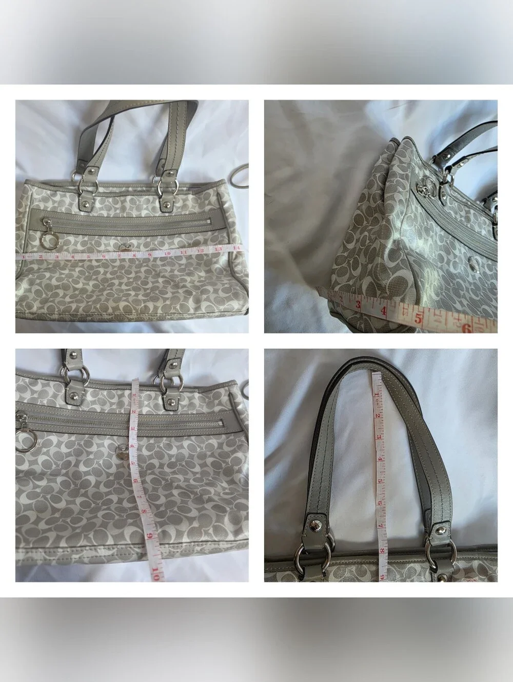 Coach signature tote